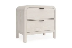 Mor Furniture Nightstands|Drake 2 Drawer Nightstand In Sugar