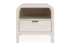 Mor Furniture Nightstands|Drake 2 Drawer Nightstand In Sugar