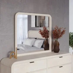 Mor Furniture Bedroom Mirrors|Drake Mirror In Sugar