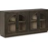 Mor Furniture Tv Stands|Dreley Accent Console In Black/Natural