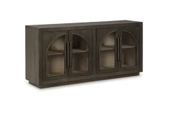 Mor Furniture Tv Stands|Dreley Accent Console In Black/Natural