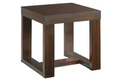Mor Furniture Accent Tables|Drew Ocassional Tables In Cherry, Set Of 3