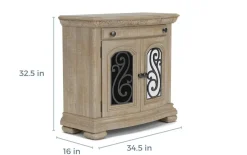 Mor Furniture Nightstands|Durango 3 Drawer Nightstand In Willadeene