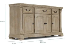 Mor Furniture Sideboards, Buffets & Hutches|Durango Buffet In Willadeene