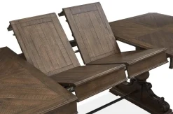 Mor Furniture Seating For 4|Dining Room Sets|Durango Dining Table & 4 Side Chairs In Fawn