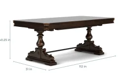 Mor Furniture Seating For 4|Dining Room Sets|Durango Dining Table & 4 Side Chairs In Fawn