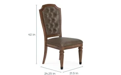 Mor Furniture Dining Room Sets|Durango Dining Table, 4 Side Chairs & 2 Arm Chairs In Fawn