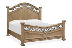 Mor Furniture Beds|Durango Panel Bed In Willadeene, Queen