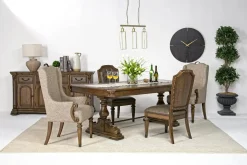 Mor Furniture Dining Chairs|Durango Upholstered Arm Chair In Willadeene