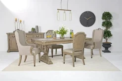 Mor Furniture Dining Chairs|Durango Upholstered Arm Chair In Willadeene
