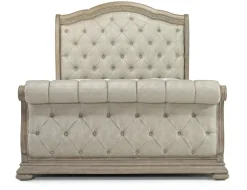 Mor Furniture Upholstered Beds|Beds|Durango Upholstered Sleigh Bed In Fawn, Queen