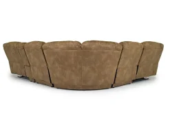 Mor Furniture Sectionals|Reclining Sectionals|Dusty 6 Piece Reclining Sectional In Bonanza Silt