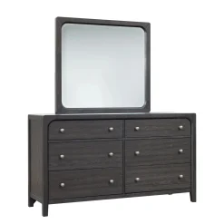 Mor Furniture Bedroom Sets|Easton Upholstered Storage Bed, Dresser, Mirror & Nightstand In , Ca King Natural