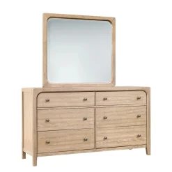 Mor Furniture Bedroom Sets|Easton Upholstered Storage Bed, Dresser, Mirror & Nightstand In , Ca King Natural