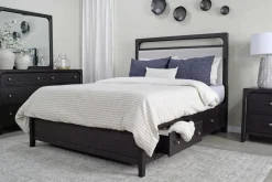 Mor Furniture Storage Beds|Beds|Easton Upholstered Storage Bed In , Ca King Natural