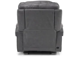 Mor Furniture Recliners|Echo 3 Power Recliner In Rainier Storm Leather