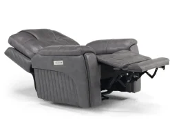 Mor Furniture Recliners|Echo 3 Power Recliner In Rainier Storm Leather