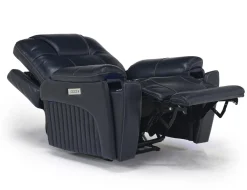 Mor Furniture Recliners|Echo 3 Power Theater Recliner W/ Immersive Sound In Rainier Walnut Leather