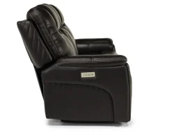 Mor Furniture Recliners|Echo 3 Power Theater Recliner W/ Immersive Sound In Rainer Storm Leather