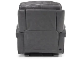 Mor Furniture Recliners|Echo 3 Power Theater Recliner W/ Immersive Sound In Rainer Storm Leather
