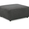 Mor Furniture Ottomans|Edenfield Oversized Ottoman In Charcoal
