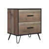 Mor Furniture Nightstands|Elk River Nightstand In Brown