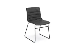 Mor Furniture Dining Chairs|Ella Side Chair In Slate Leather