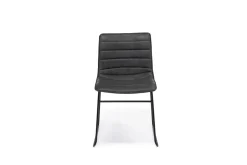 Mor Furniture Dining Chairs|Ella Side Chair In Slate Leather