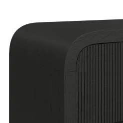 Mor Furniture Nightstands|Emberly 2 Drawer Nightstand In Black