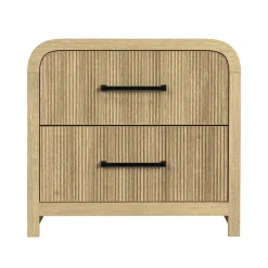 Mor Furniture Nightstands|Emberly 2 Drawer Nightstand In Black