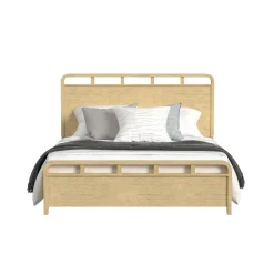Mor Furniture Beds|Emberly Panel Bed In Natural, Twin