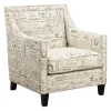 Mor Furniture Chairs|Emery Accent Chair In French Script