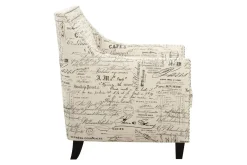Mor Furniture Chairs|Emery Accent Chair In French Script