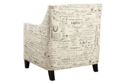 Mor Furniture Chairs|Emery Accent Chair In French Script