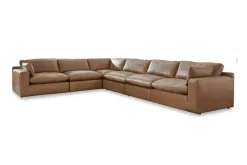 Mor Furniture Modular Sofas|Sectionals|Emillia 6 Piece Sectional In Caramel