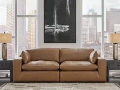 Mor Furniture Modular Sofas|Loveseats|Emillia Loveseat In Caramel
