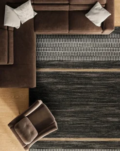 Mor Furniture Shop All Rugs|Essentials Haven Rug In Brown, 5’ X 7’