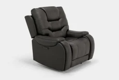 Mor Furniture Recliners|Estilo 2 Power Recliner In Canyon Walnut