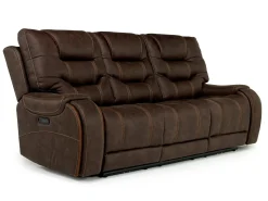 Mor Furniture Reclining Sofas|Sofas|Estilo 2 Power Sofa In Canyon Gray