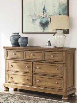 Mor Furniture Dressers & Chests|Feddinger Dresser In Medium Brown