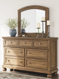 Mor Furniture Dressers & Chests|Feddinger Dresser In Medium Brown