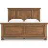 Mor Furniture Beds|Feddinger Panel Bed In Medium Brown, Queen