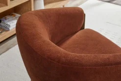 Mor Furniture Chairs|Finley Swivel Chair In Rust