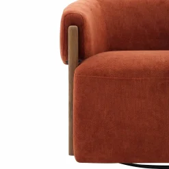 Mor Furniture Chairs|Finley Swivel Chair In Rust