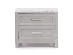 Mor Furniture Bedroom Sets|Fiona Storage Bed, Dresser, Mirror & Nightstand In Mist Gray, Queen