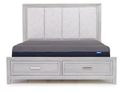 Mor Furniture Storage Beds|Beds|Fiona Storage Bed In Mist Gray, Queen
