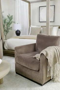 Mor Furniture Chairs|Flax Swivel Chair In Coffee Leather