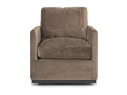Mor Furniture Chairs|Flax Swivel Chair In Coffee Leather