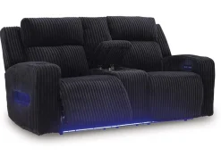 Mor Furniture Reclining Loveseats|Loveseats|Forest Lake 2 Power Console Loveseat In Alloy