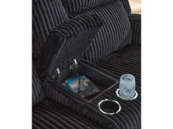 Mor Furniture Reclining Loveseats|Loveseats|Forest Lake 2 Power Console Loveseat In Alloy